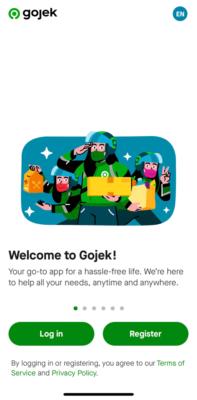 Шаг 1. Установка приложения GoJek